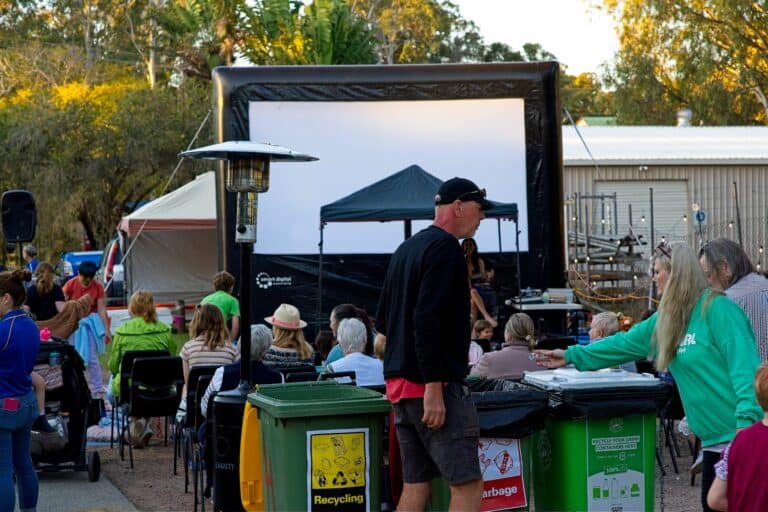 Movies by Moonlight on Macleay Island 2023 Copyright Bay Islands Photography