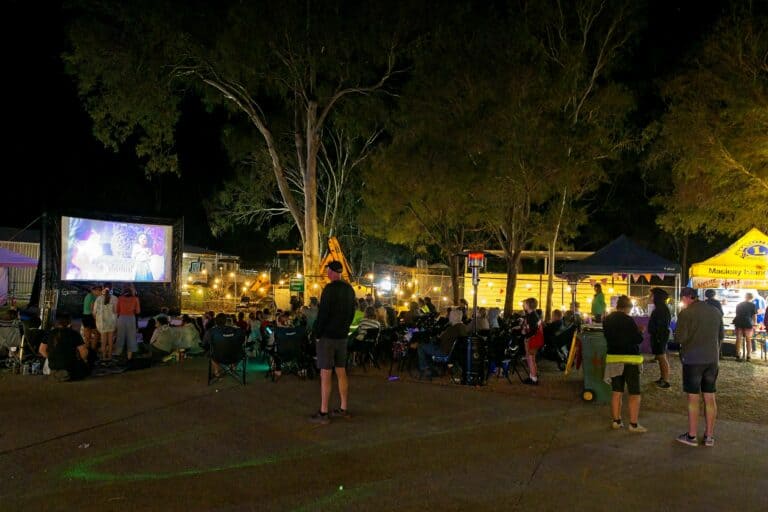 Movies by Moonlight on Macleay Island 2023 Copyright Bay Islands Photography